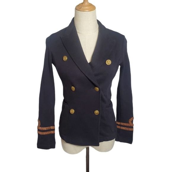 Denim & Supply Ralph Lauren Jackets & Blazers - Ralph Lauren Denim & Supply Black Steampunk Nautical Jacket